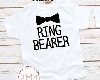 Personalized Ring Bearer Shirt - Ring Bearer Gift - Ring Bearer Proposal - Ring Dude - Wedding Rehearsal Shirt - Ring Bearer - Ring Security