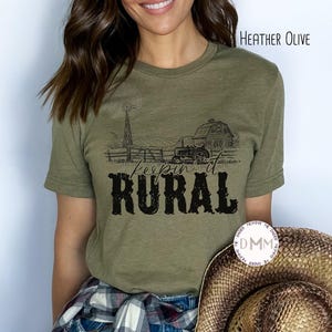 Keepin&#39; It Rural Shirt Farm Shirt Country Living Shirt Unisex Graphic Tee Farmer Shirt Country Girl Farm Life Ranch Life Rodeo Cowgirl Shirt