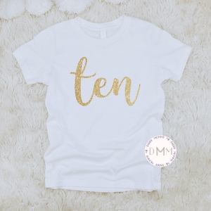 Ten Birthday Shirt 10th Birthday Shirt Trendy Ten Shirt Double Digits Shirt Birthday Shirt for Girls 10 Birthday Shirt 10 Year Old Birthday