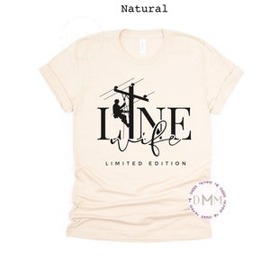 Line Wife Shirt Line Wife Gift Trendy Line Wife Shirt Lineman Wife Shirt Lineman Graphic Tee Bella Canvas Unisex Shirt Lineman Wife Gift