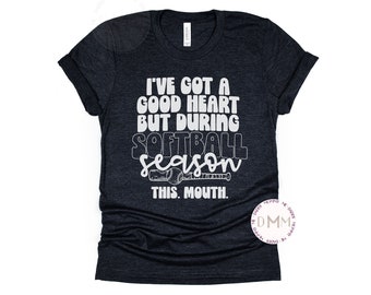 Funny Softball Mom Shirt: Sarcastic Game Day Tee