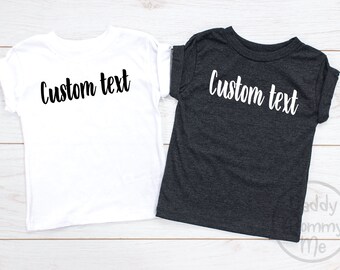 Monogrammed TShirt Summer TShirt One Of a Kind Shirt Random Toddler Tshirt SURPRISE ME Toddler TShirt Custom Toddler TShirt