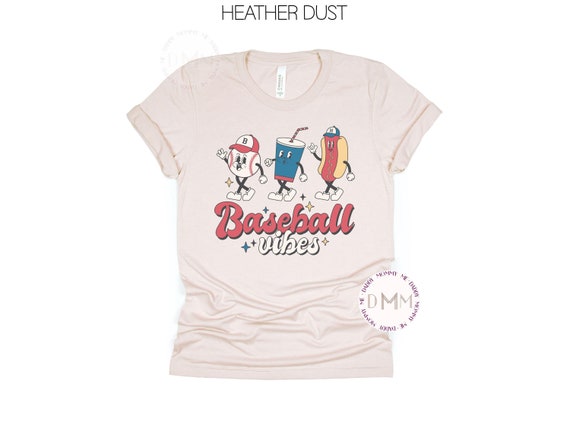 Retro Baseball Shirt Trendy Baseball Shirt Baseball Vibes Shirt Retro Graphic Tee Baseball T Shirt Baseball Season Shirt Mom Baseball Game