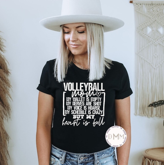 Moms Volleyball Shirt - Volleyball Shirt For Moms - Heart Moms Volleyball Shirt - Volleyball Shirt For Moms - Heart