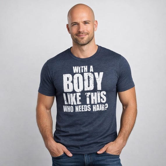 Funny Bald Guy Shirt: Sarcastic Graphic Tee For Men