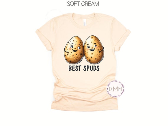 Best Spuds Shirt Funny Food Shirt Food Pun Shirt Funny Graphic Tee Best Friend Matching Shirt Funny Pun Shirt Funny Potato Shirt Trendy Tee