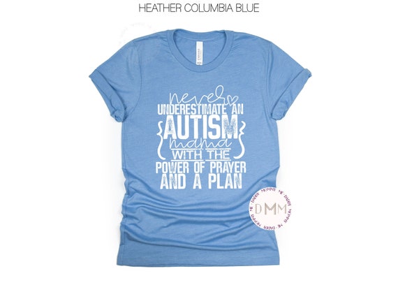 Autism Mama Shirt: Prayer & A Plan, Awareness Tee