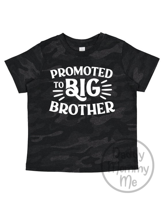 Promoted To Big Brother Shirt Big Brother Tee Big Brother T Etsy