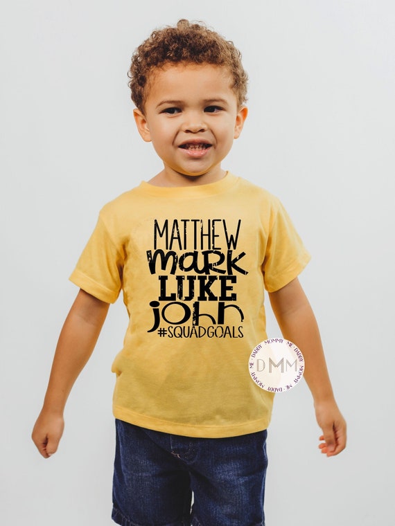 Matthew Mark Luke John Kids T-Shirt Matthew Mark Luke John Kids T-Shirt