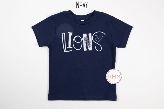 Lions Kid Shirt, Sports Kid Shirt, Trendy Kid Shirt, Lions School Shirt For Kids, Shirts For Toddlers School Spirit Kid Tee Lions School Tee