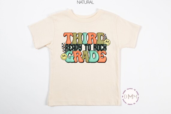 Ready To Rock Third Grade Shirt, Third Grade Shirt Kid, 3rd Grade Back To School Shirt, 3rd Grade Shirt, First Day Third Grade Shirt Boy