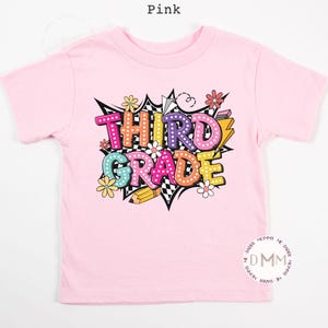 Third Grade Shirt, Third Grade Kid Shirt, First Day Of School Shirt, Cute Third Grade Shirt, Back To School Shirt, 3rd Grade Shirt Girl