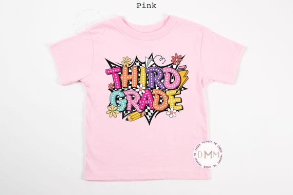 Third Grade Shirt, Third Grade Kid Shirt, First Day Of School Shirt, Cute Third Grade Shirt, Back To School Shirt, 3rd Grade Shirt Girl