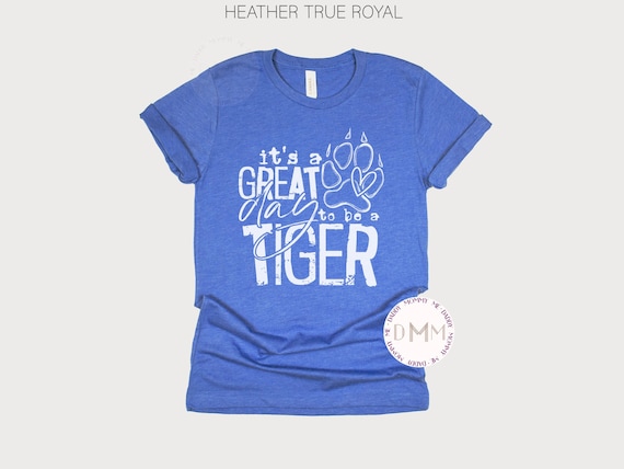 It's A Great Day To Be A Tiger Shirt, Tiger School Shirt, Tiger Teacher Shirt, Tiger Spirit Shirt, Tiger Football School Graphic Tee Unisex