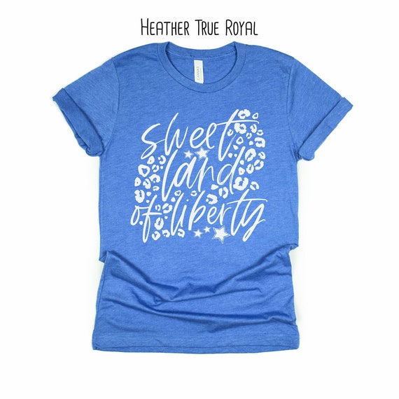 Sweet Land Of Liberty Shirt | 4th Of July Shirt | Fourth Of July | Unisex Graphic Tee | 4th Of July Women | Independence Day | Patriotic