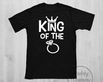 King of The Ring Shirt, Ring Bearer Shirt, Ring Bearer Gift, Ring Security Shirt, Wedding Party Shirt, Ring Bearer Proposal, Rehearsal Shirt