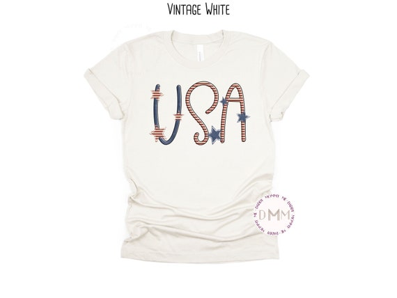 USA Shirt 4th Of July Shirt USA Stars Shirt July 4th Fourth Of July Graphic Tee Trendy Patriotic Shirt Independence Day Shirt Unisex Tee Mom