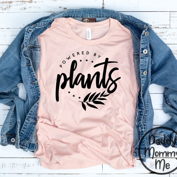 Chemise Powered By Plants : t-shirt végétalien