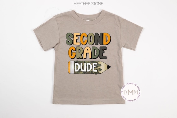 Second Grade Dude Shirt, Second Grade Shirt Kid, 2nd Grade Back To School Shirt, 2nd Grade Shirt First Day Second Grade Shirt Boy Camo Shirt