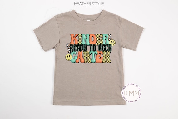 Ready To Rock Kindergarten Shirt, Kindergarten Shirt Kid, Kindergarten Toddler Back To School Kindergarten Shirt, First Day Kindergarten Boy