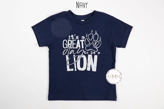 It's A Great Day To Be A Lion Shirt Kid, Lions Kid Shirt, Sports Kid Shirt, Trendy Kid Shirt, Lions School Shirt, Lion Toddler Shirt School