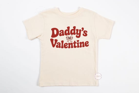 Daddy's Valentine Shirt, Valentines Day Baby Bodysuit Valentines Day Toddler Shirt Valentines Day Shirt Kid Cupid Shirt Kid Graphic Tee