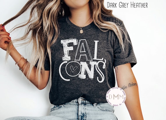 Falcons Shirt, Falcons School Shirt, Falcons Teacher Shirt Falcons School Spirit, Falcons Mom Shirt Falcons Football Sports Team Graphic Tee