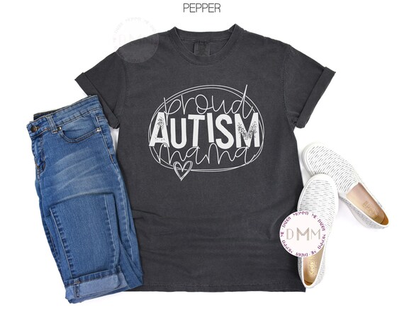 Comfort Colors Shirt Proud Autism Mama Shirt Autism Awareness Shirt Neurodiversity Shirt Autism Mom Shirt Autism Mama Gift Autistic Shirt