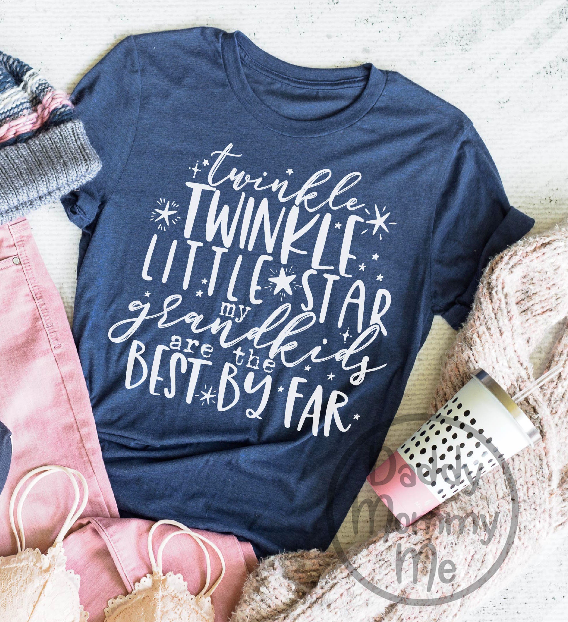BHTHUI Twinkle Twinkle Little Star Gender Reveal Baby Gift Shower T-Shirt T031120 