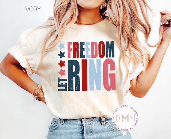 Comfort Colors Let Freedom Ring Shirt, 4th Of July Shirt, Trendy July 4th Shirt, Fourth Of July Shirt, Independence Day Shirt, Fireworks