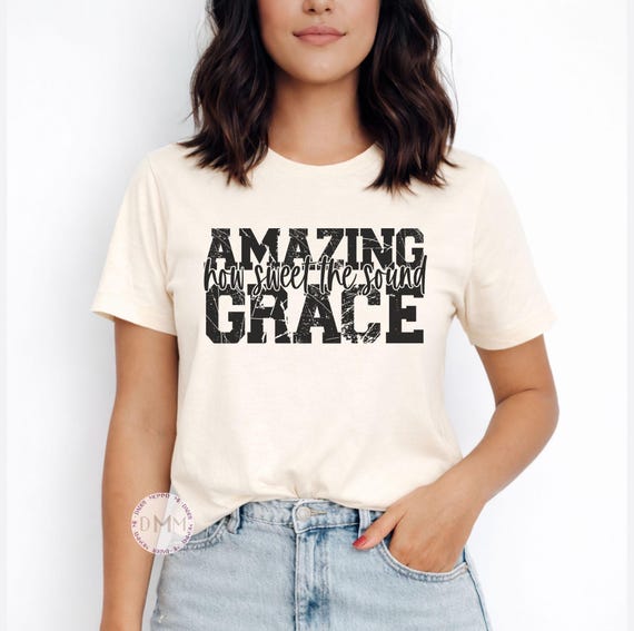Grace Shirt – Christian Graphic Tee | Faith Shirt