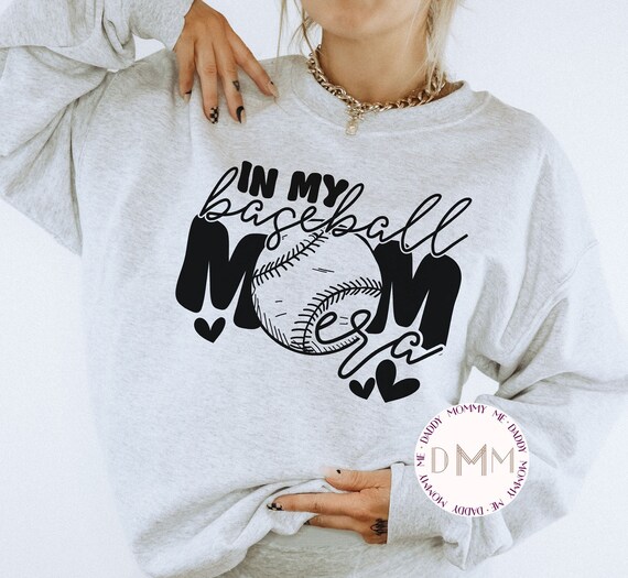 In My Baseball Mom Era Sweatshirt, Baseball Mom Sweatshirt, Baseball Mom Gift, Trendy Baseball Mom Sweatshirt, Baseball Mama Sweatshirt