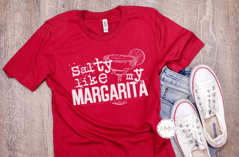 Salty Like My Margarita Shirt, Funny Margarita Tee, Cinco de Mayo Shirt, Taco Shirt, Fiesta Shirt, Girls Trip Tee, Margarita Lover Gift image 3