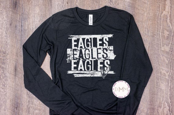 Eagles Shirt Long Sleeve Eagles School Shirt Eagles School Spirit Shirt Eagles Football Shirt Eagles Mom Shirt Eagles Football Mom Shirt