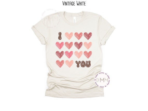 I Love You Shirt Heart Valentines Day Shirt Cute Valentines Day Shirt Valentines Day TShirt Trendy Valentines Day Shirt I Love You Heart Tee