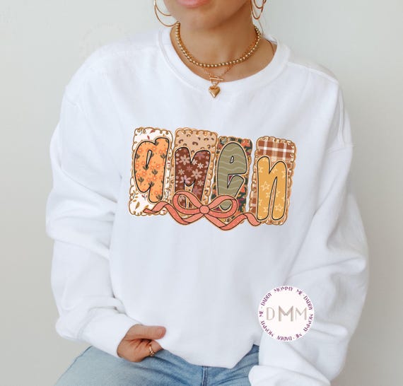 Amen Sweatshirt, Religious Sweater, Christian Apparel