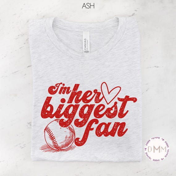 I'm Her Biggest Fan Shirt, Softball Mom Shirt, Softball Shirt, Softball Mama Shirt, Sports Mom Shirt, Softball Season Shirt, Softball Family