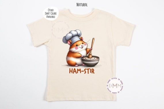 Funny Hamster Shirt Kid, Ham-Stir Shirt, Funny Animal Pun Shirt, Pet Hamster Shirt Kid, Funny Kid Shirt, Funny Toddler Shirt, Hamster Lover