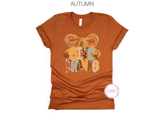 Give Thanks Shirt - Thanksgiving Graphic Tee