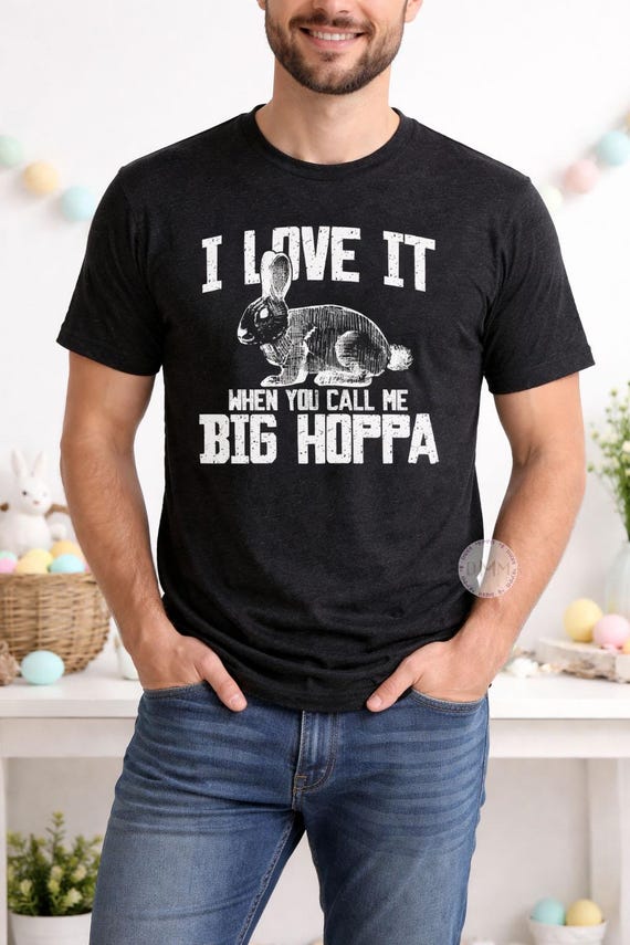 Big Hoppa Bunny Shirt | Funny Easter Bunny Tee