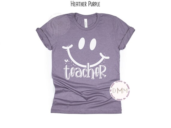 Cute Teacher Shirt, Trendy Teacher Shirt, Gift For Teacher, Smile Teacher Shirt, Happy Teacher Shirt, Teacher Graphic Tees Teacher Week Gift