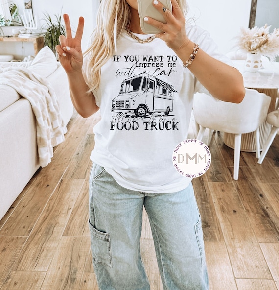 Food Truck Graphic Tee, Funny Foodie Shirt