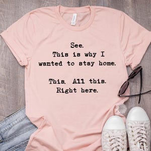 Introvert Shirt: Funny Stay Home Quote, Social Anxiety Tee, Relaxed Fit Graphic T-Shirt