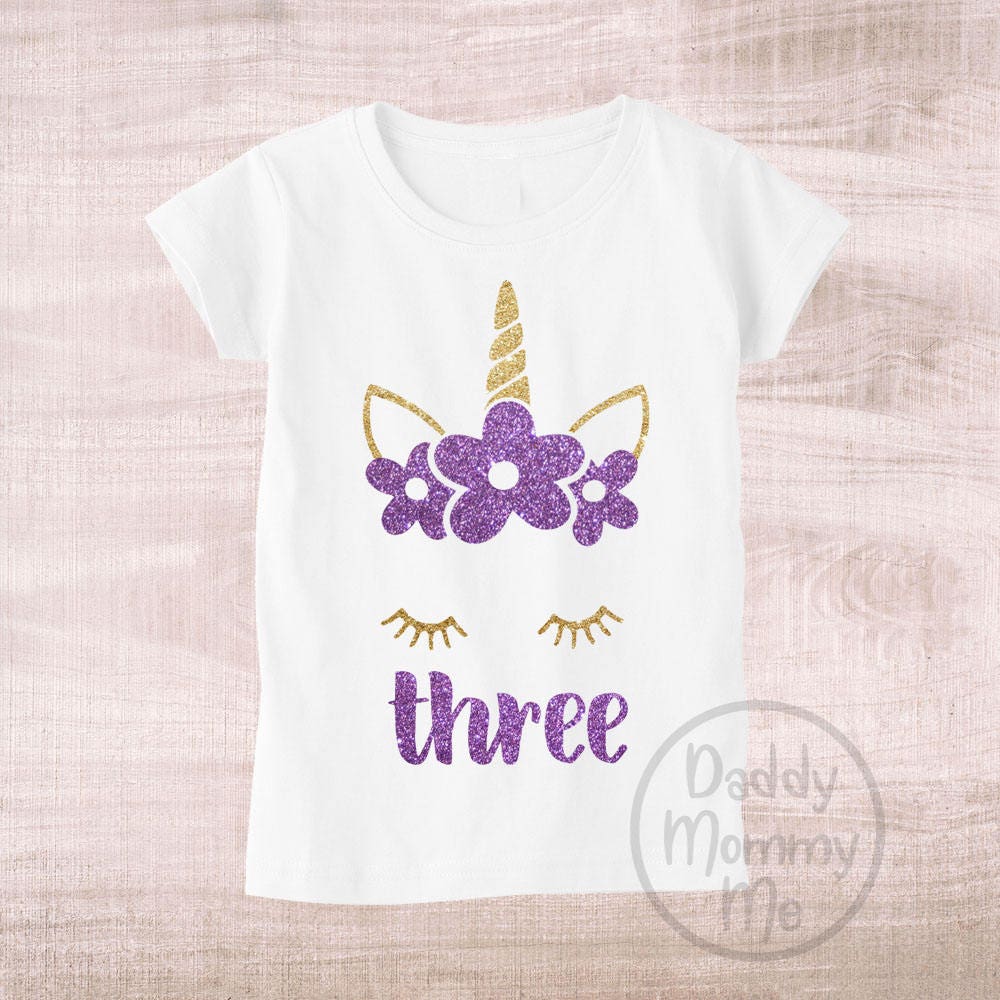 3rd birthday store unicorn shirt