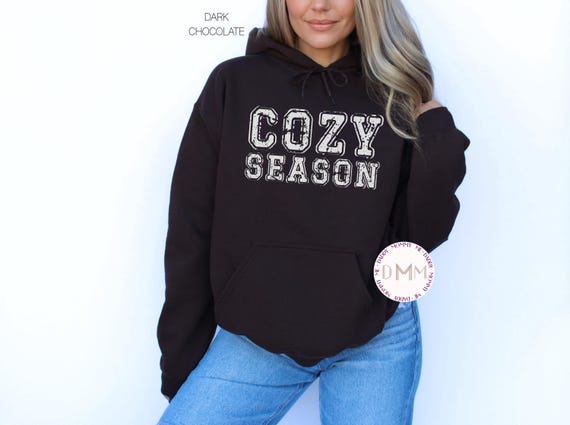Cozy Season Hoodie, Winter Sweater, Cozy Season Hooded Sweatshirt, Fall Hoodie, Comfy Sweatshirt Oversized Hoodie