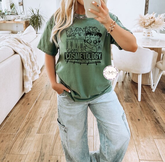 Dr Franks Cosmetology School Comfort Colors Halloween T-Shirt