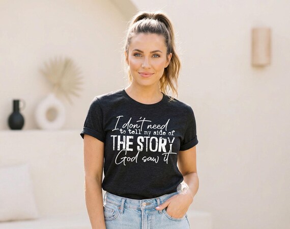 God Graphic Tee, Christian Faith Shirt, Inspirational Bible Verse Apparel