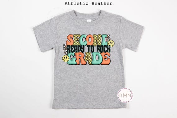 Ready To Rock Second Grade Shirt, Second Grade Shirt Kid, 2nd Grade Back To School Shirt, 2nd Grade Shirt, First Day Second Grade Shirt Boy