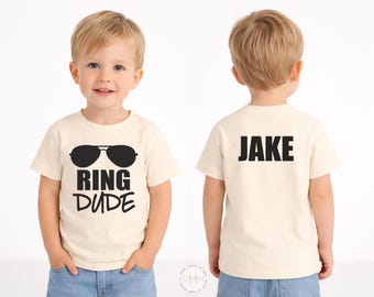 Personalized Ring Dude T-Shirt - Custom Name Wedding Tee