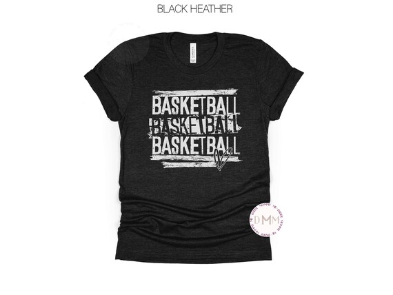 Basketball Grunge Graphic Tee - Unisex Soft Shirt
